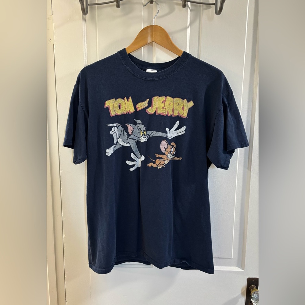 Tom and Jerry Short Sleeve Tee - Dark Blue